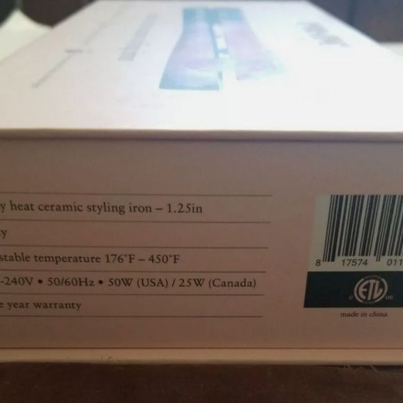 EVA NYC 1.25" Healthy Heat Ceramic Styling Iron - Picture 4 of 12